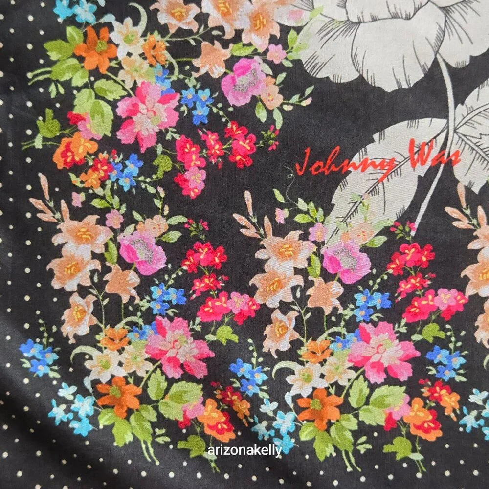 Johnny Was Silk Scarf #13